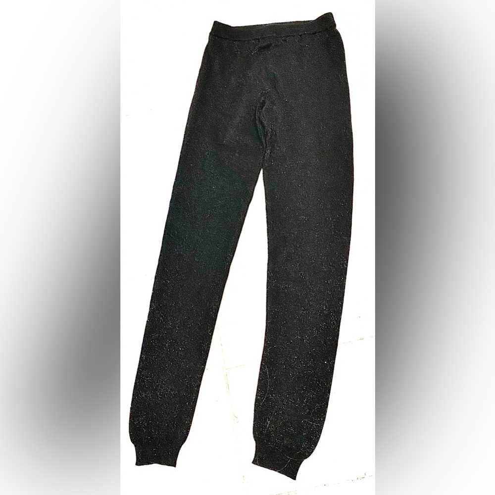 Moschino Couture Black Sparkle Leggings
